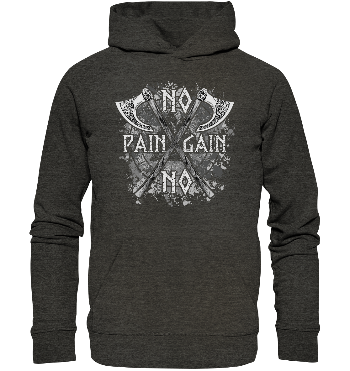 No Pain No Gain  - Organic Basic Hoodie