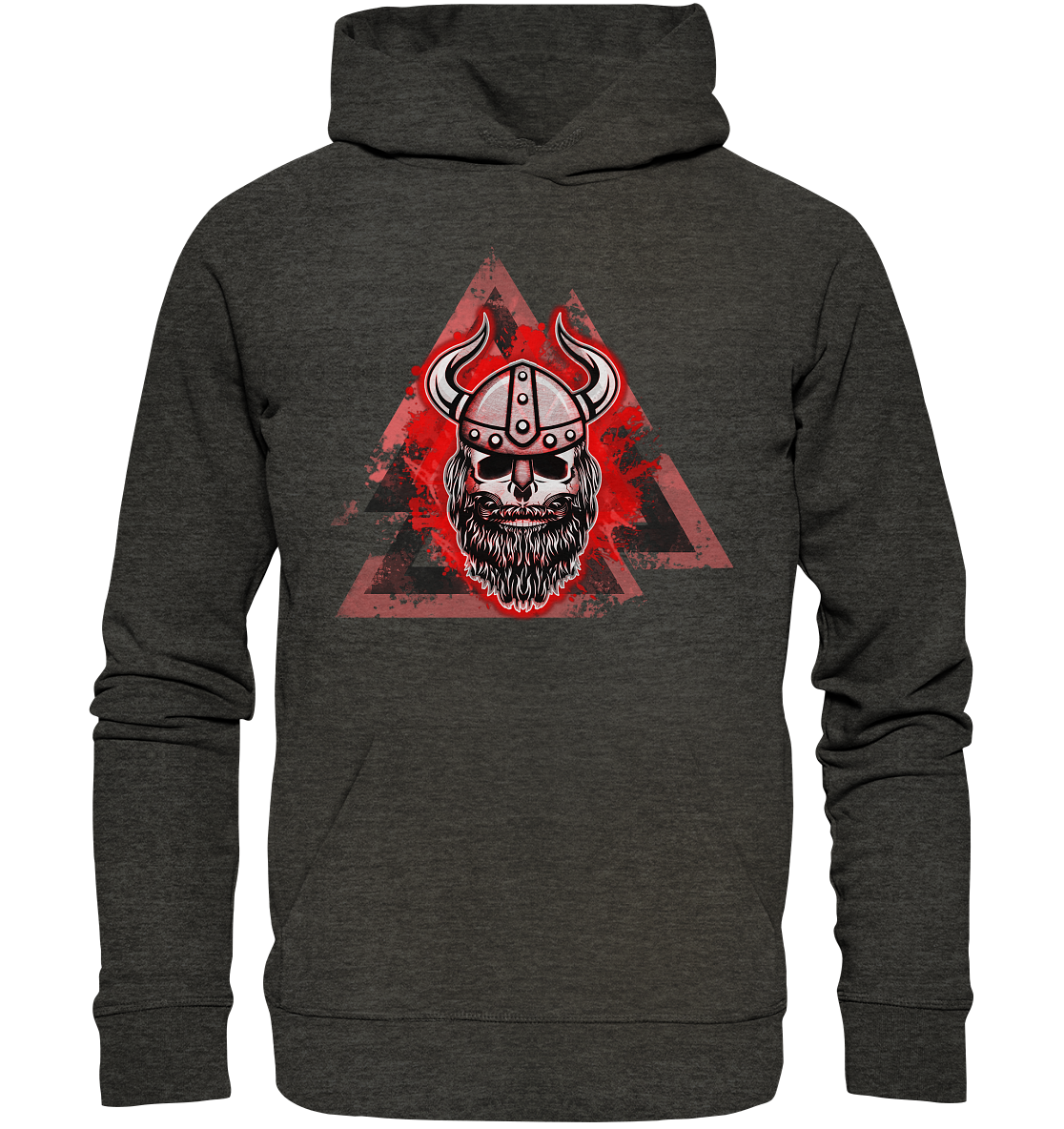 Wikinger Valknut - Organic Basic Hoodie