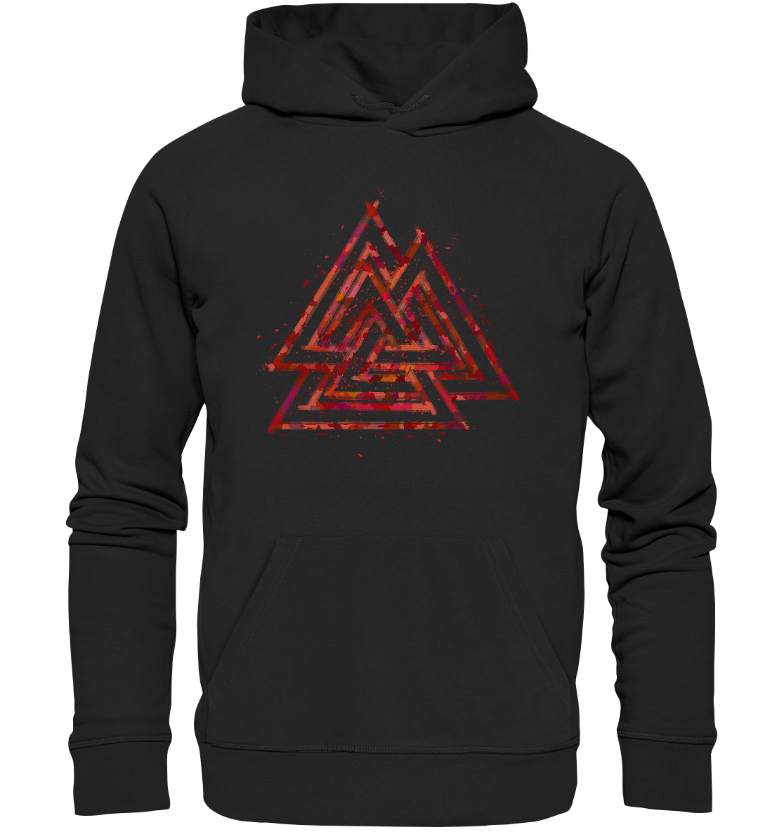 Wikinger Valknut Wotan - Organic Basic Hoodie