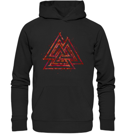 Wikinger Valknut Wotan - Organic Basic Hoodie