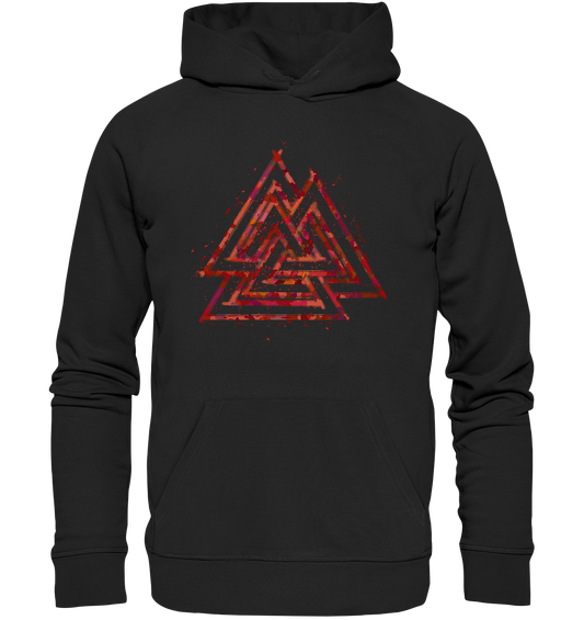 Wikinger Valknut Wotan - Organic Basic Hoodie