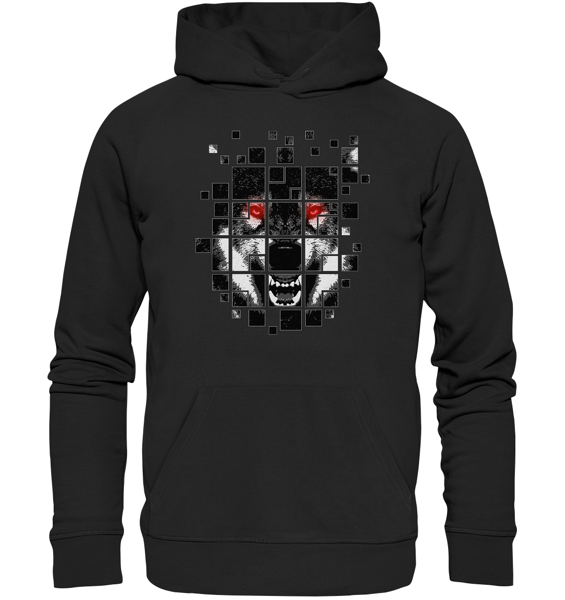 Fenrir Distorted - Organic Basic Hoodie