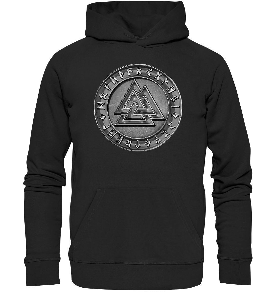 Wikinger Valknut - Organic Basic Hoodie