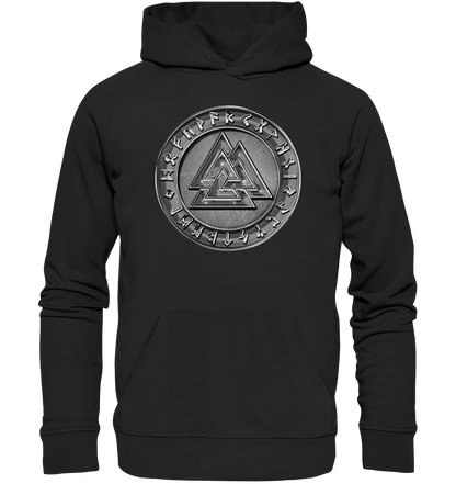 Wikinger Valknut - Organic Basic Hoodie