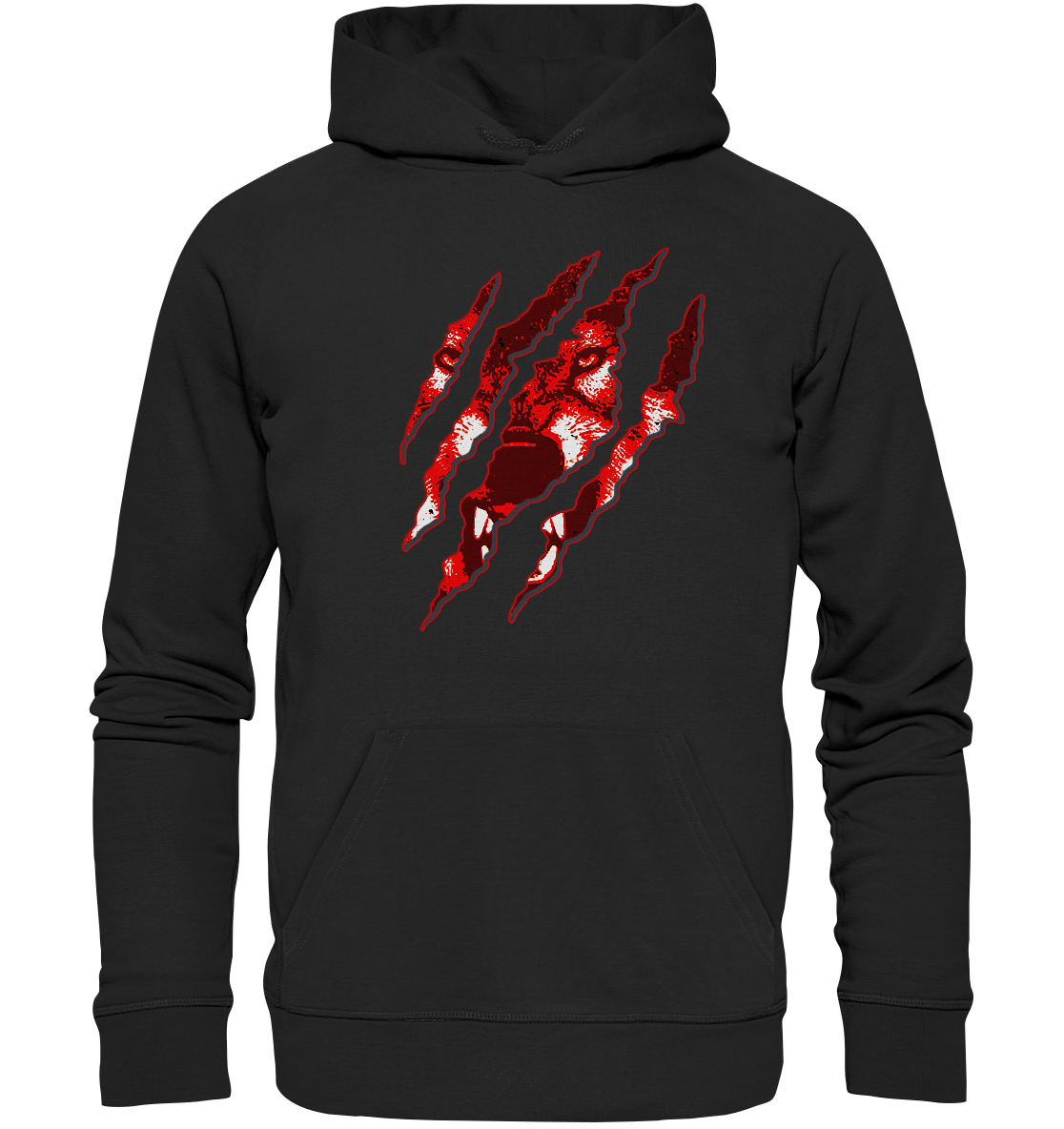 Fenrir Wolf Zerrissen - Organic Basic Hoodie