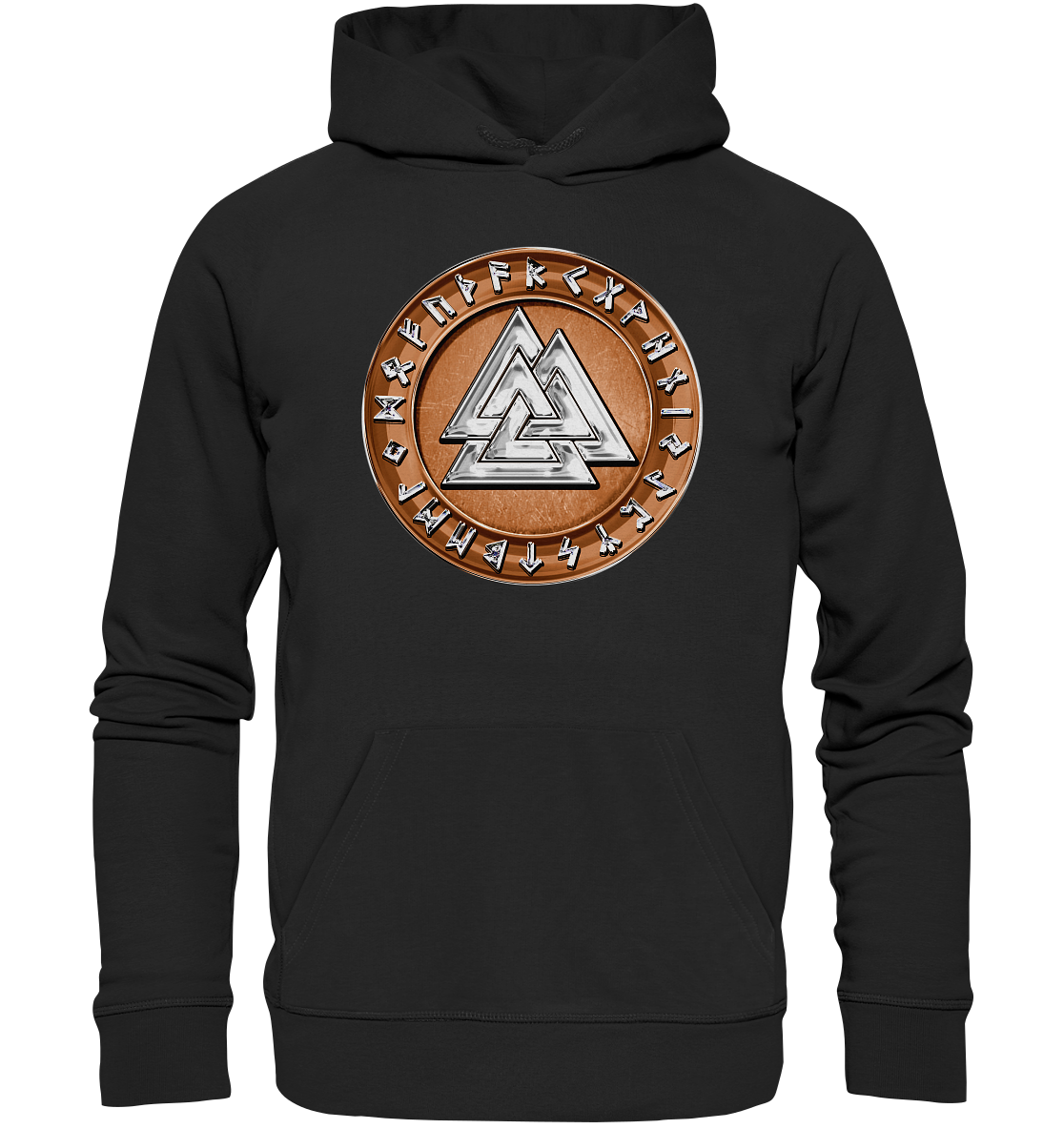 Wikinger Valknut - Organic Basic Hoodie