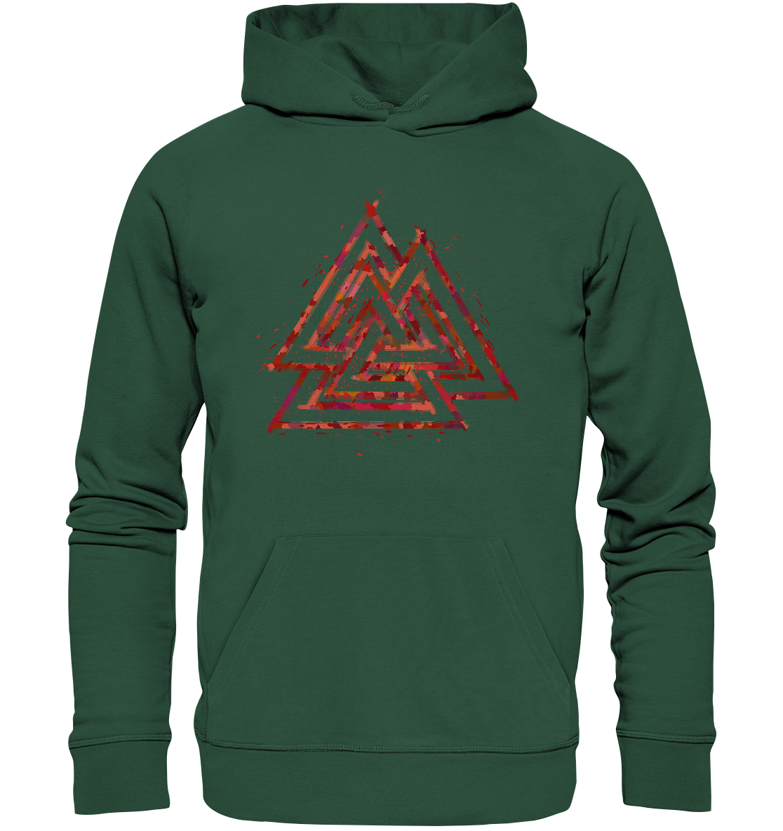 Wikinger Valknut Wotan - Organic Basic Hoodie