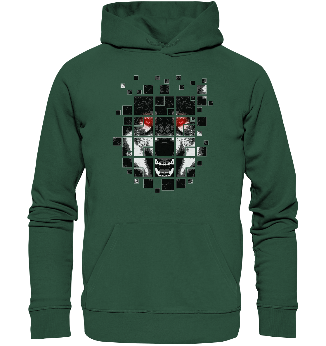 Fenrir Distorted - Organic Basic Hoodie