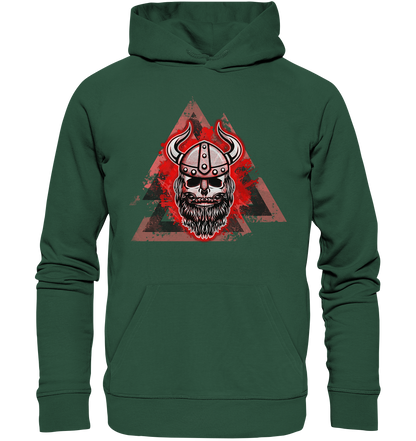 Wikinger Valknut - Organic Basic Hoodie