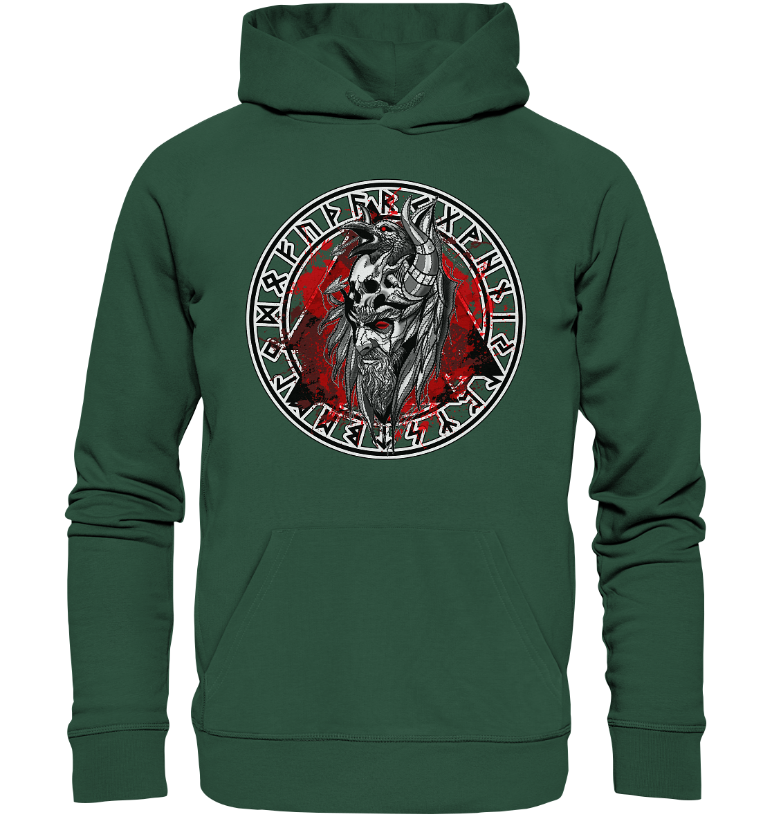 Odin Rabe Valknut  - Organic Basic Hoodie