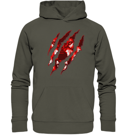 Fenrir Wolf Zerrissen - Organic Basic Hoodie