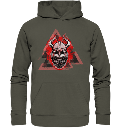 Wikinger Valknut - Organic Basic Hoodie