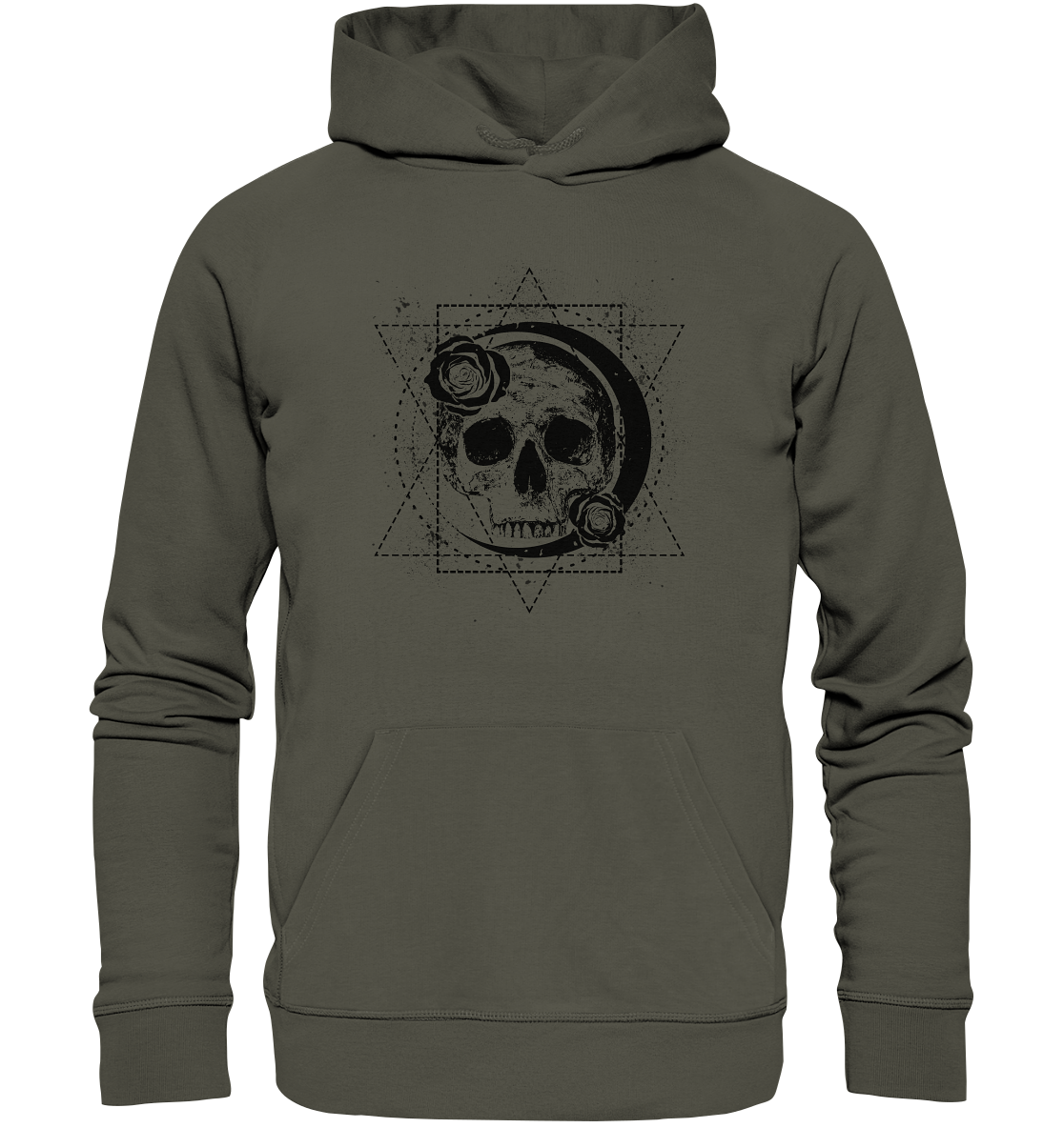 Okkulte Schädel  - Organic Basic Hoodie