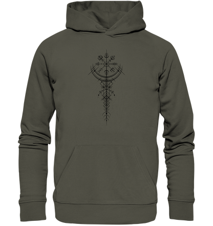 Wikinger Kompass  - Organic Basic Hoodie