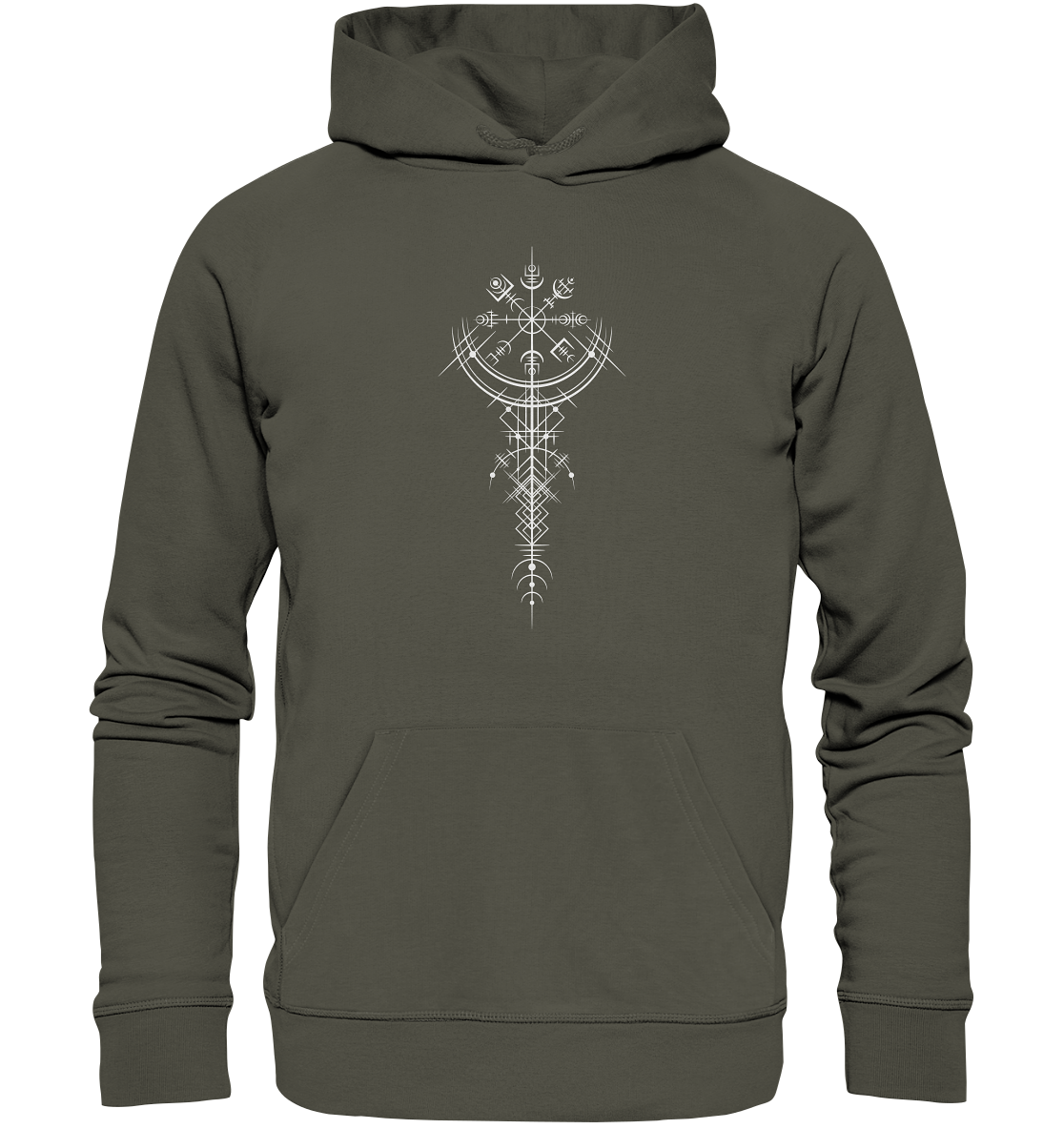 Wikinger Kompass  - Organic Basic Hoodie