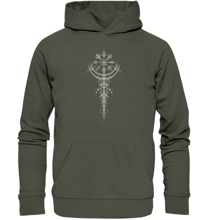 Wikinger Kompass  - Organic Basic Hoodie