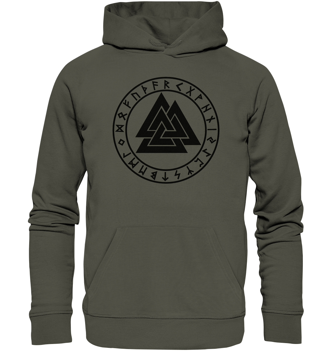 Wikinger Valknut - Organic Basic Hoodie