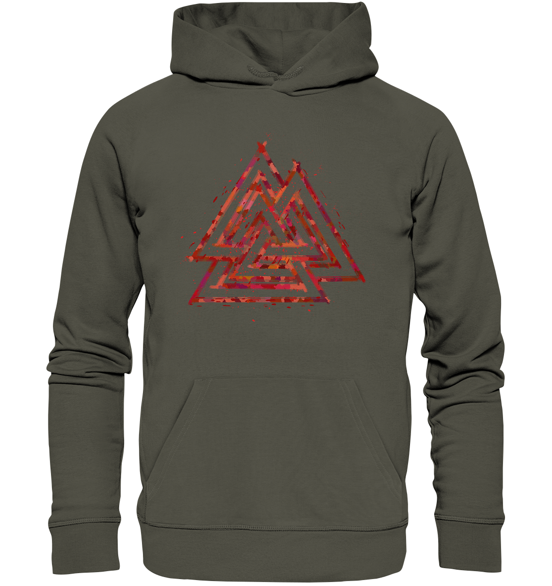 Wikinger Valknut Wotan - Organic Basic Hoodie