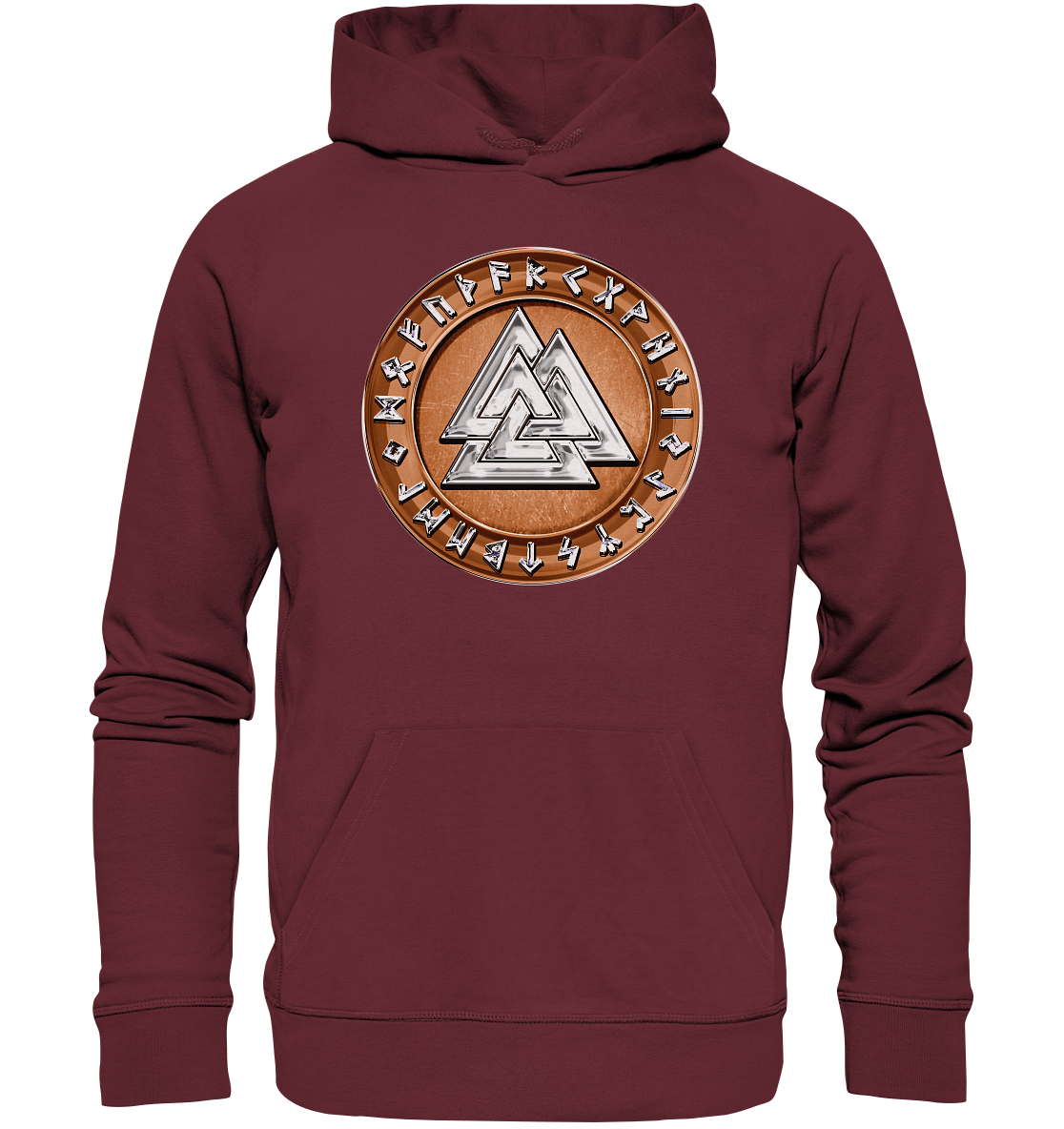 Wikinger Valknut - Organic Basic Hoodie