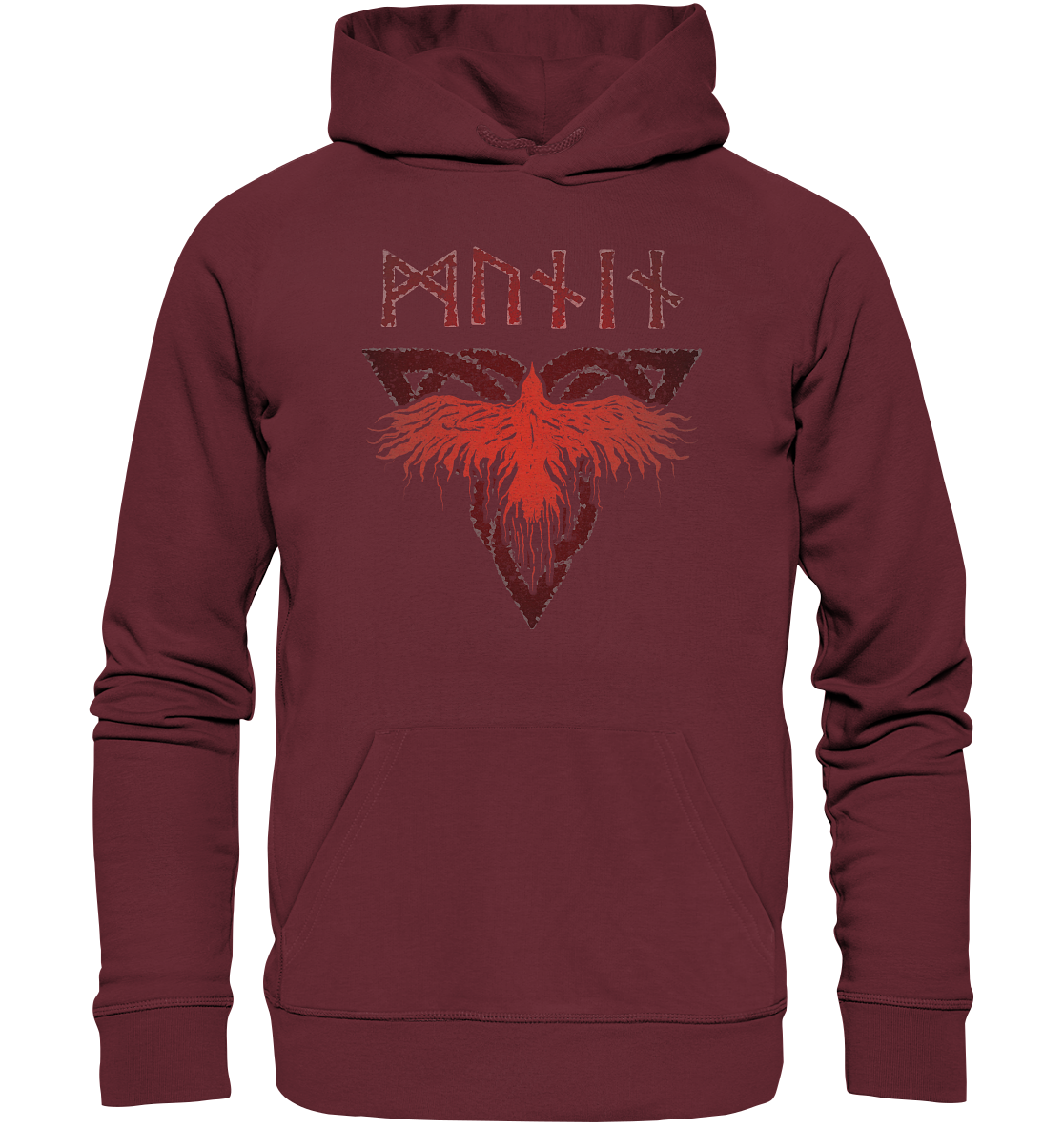 Odins Raben  Munin - Organic Basic Hoodie