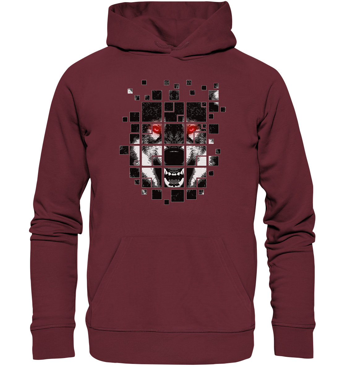 Fenrir Distorted - Organic Basic Hoodie