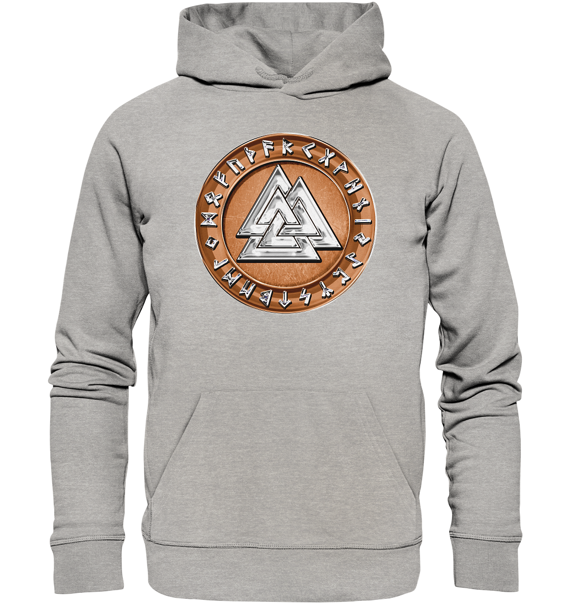 Wikinger Valknut - Organic Basic Hoodie