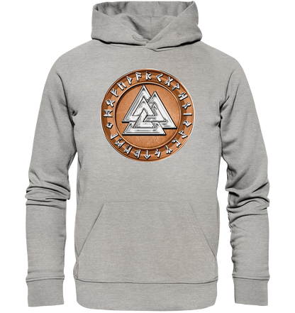 Wikinger Valknut - Organic Basic Hoodie