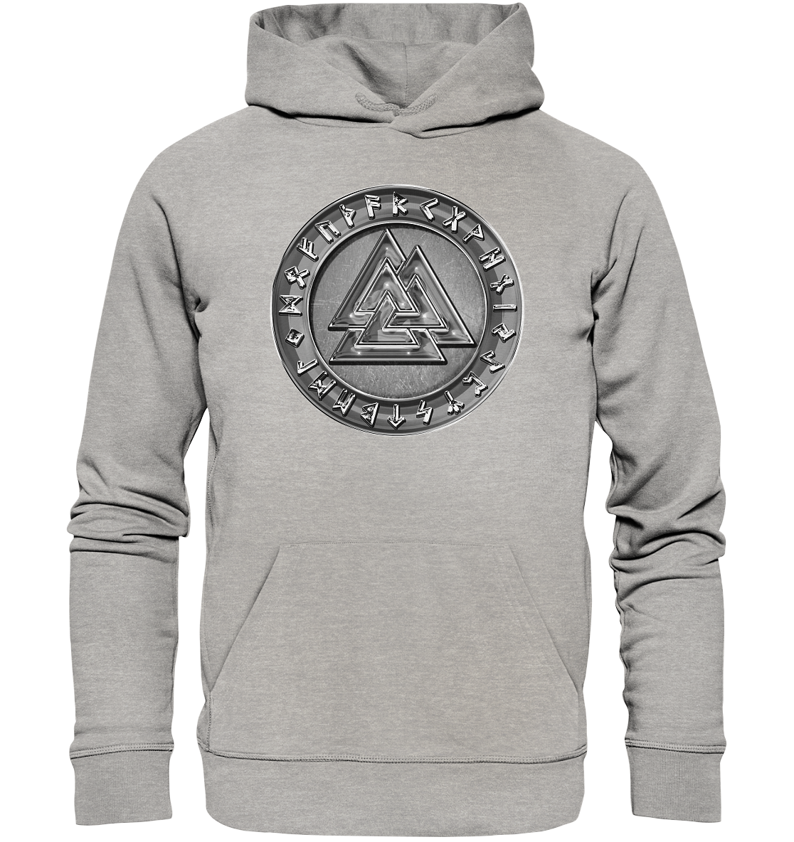 Wikinger Valknut - Organic Basic Hoodie