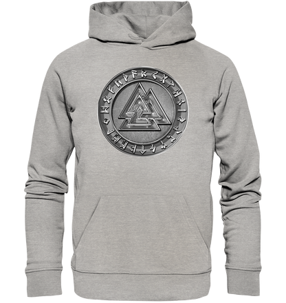 Wikinger Valknut - Organic Basic Hoodie