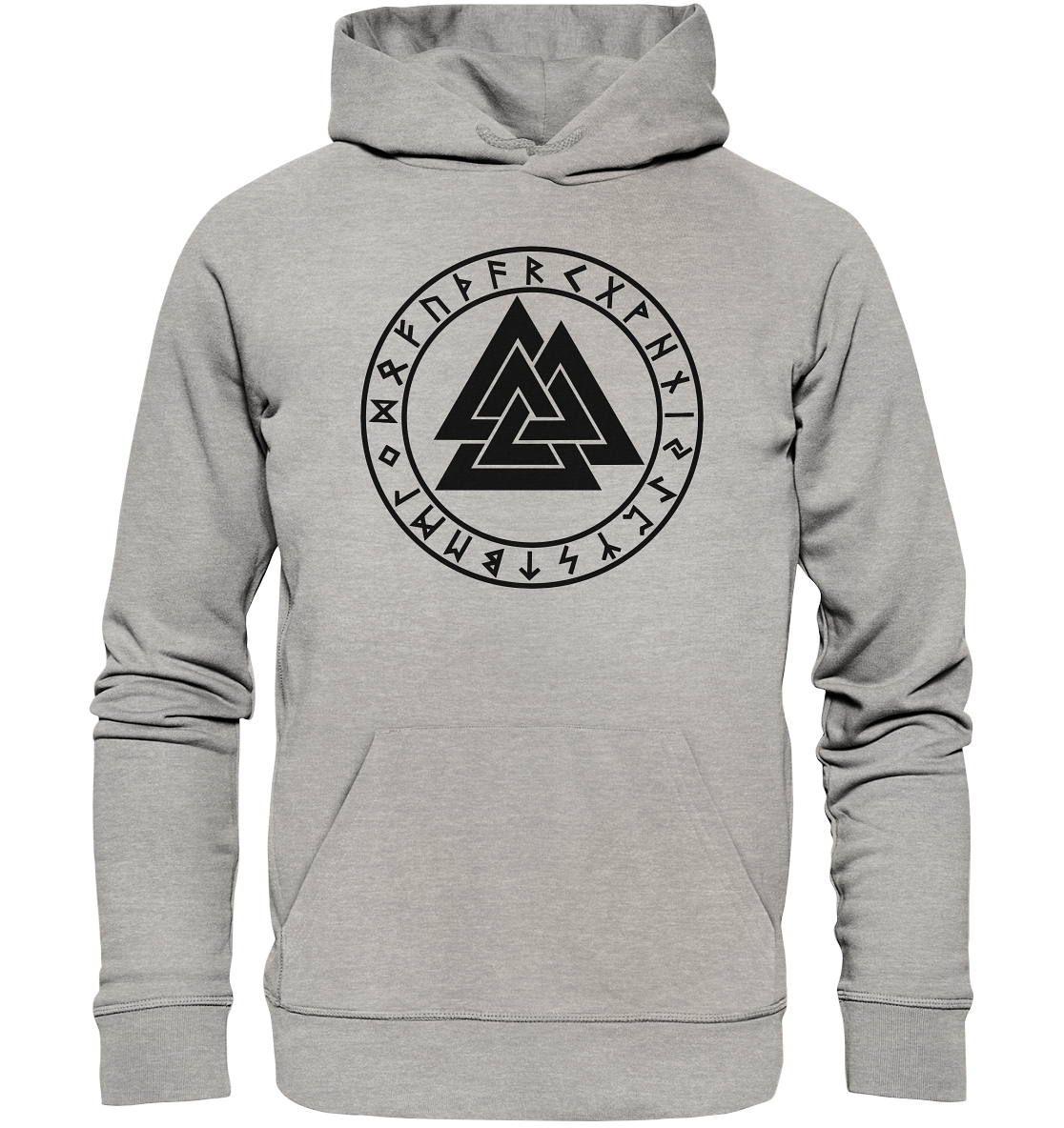 Wikinger Valknut - Organic Basic Hoodie
