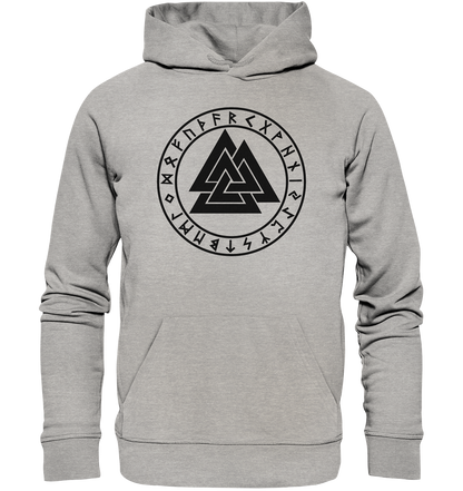 Wikinger Valknut - Organic Basic Hoodie