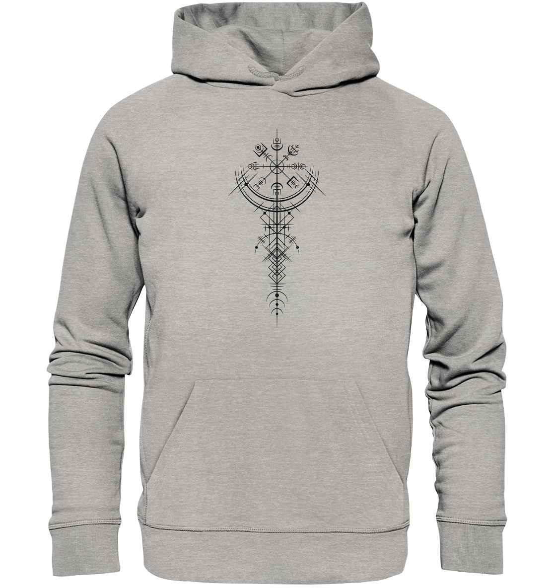 Wikinger Kompass  - Organic Basic Hoodie