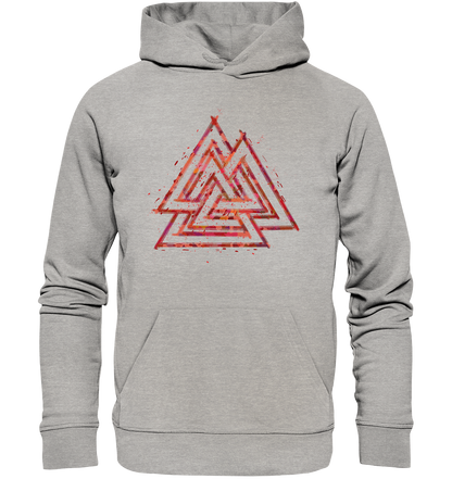 Wikinger Valknut Wotan - Organic Basic Hoodie