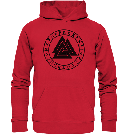 Wikinger Valknut - Organic Basic Hoodie
