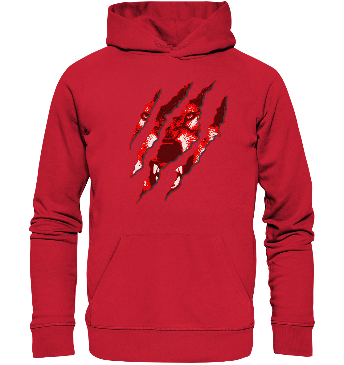 Fenrir Wolf Zerrissen - Organic Basic Hoodie