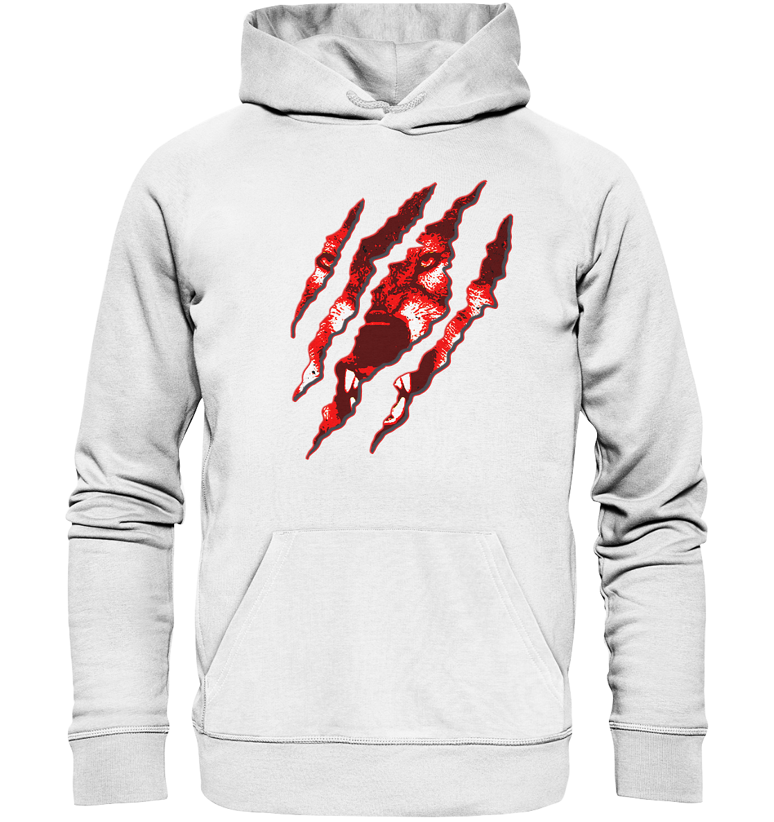 Fenrir Wolf Zerrissen - Organic Basic Hoodie