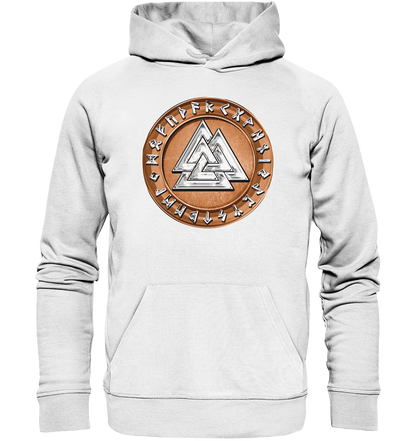 Wikinger Valknut - Organic Basic Hoodie