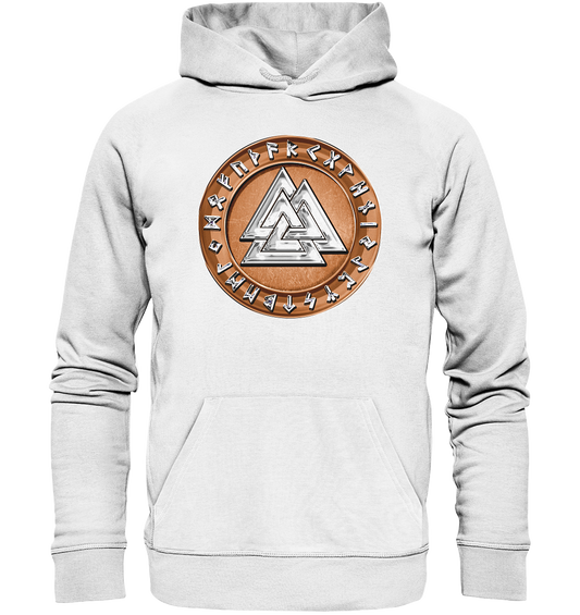 Wikinger Valknut - Organic Basic Hoodie