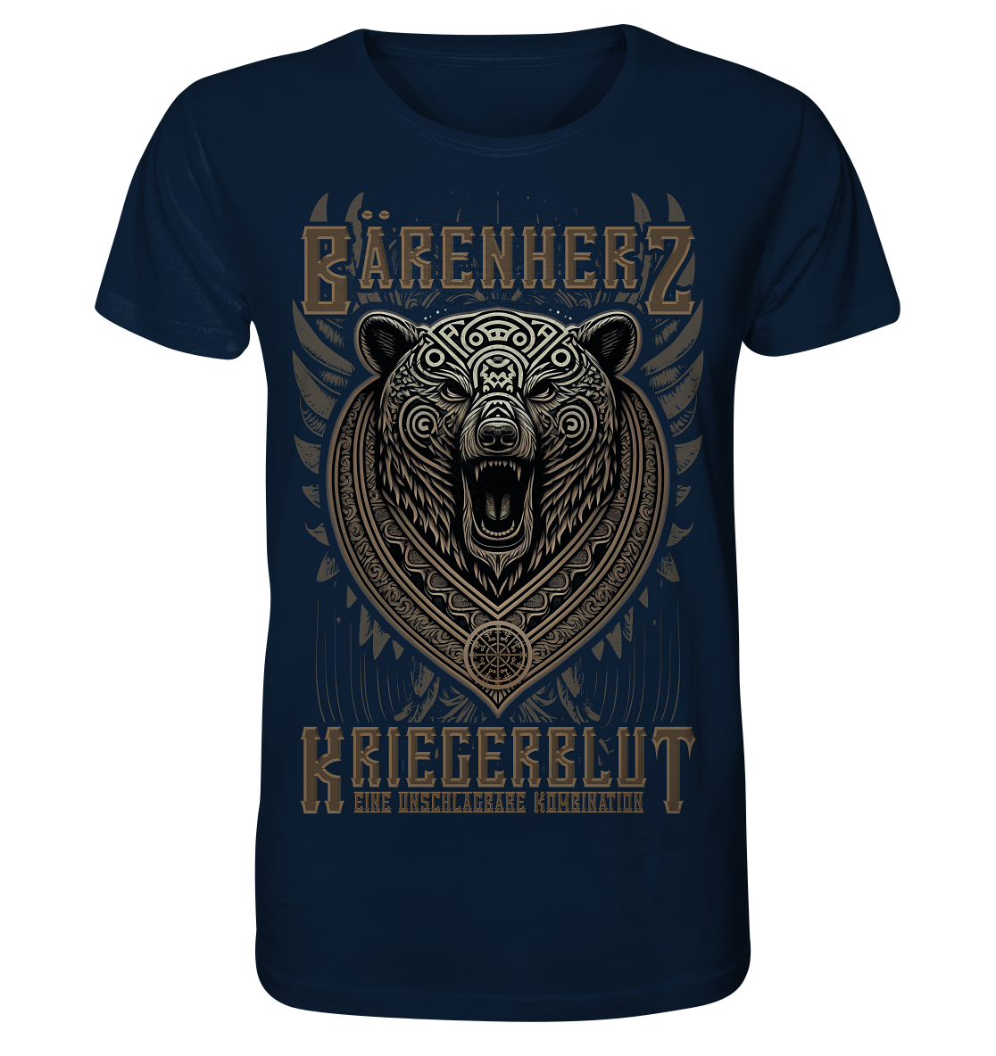 Bärenherz Kriegerblut - Organic Basic Shirt