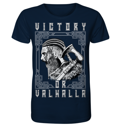 Wikinger Victory or Valhalla - Organic Basic Shirt