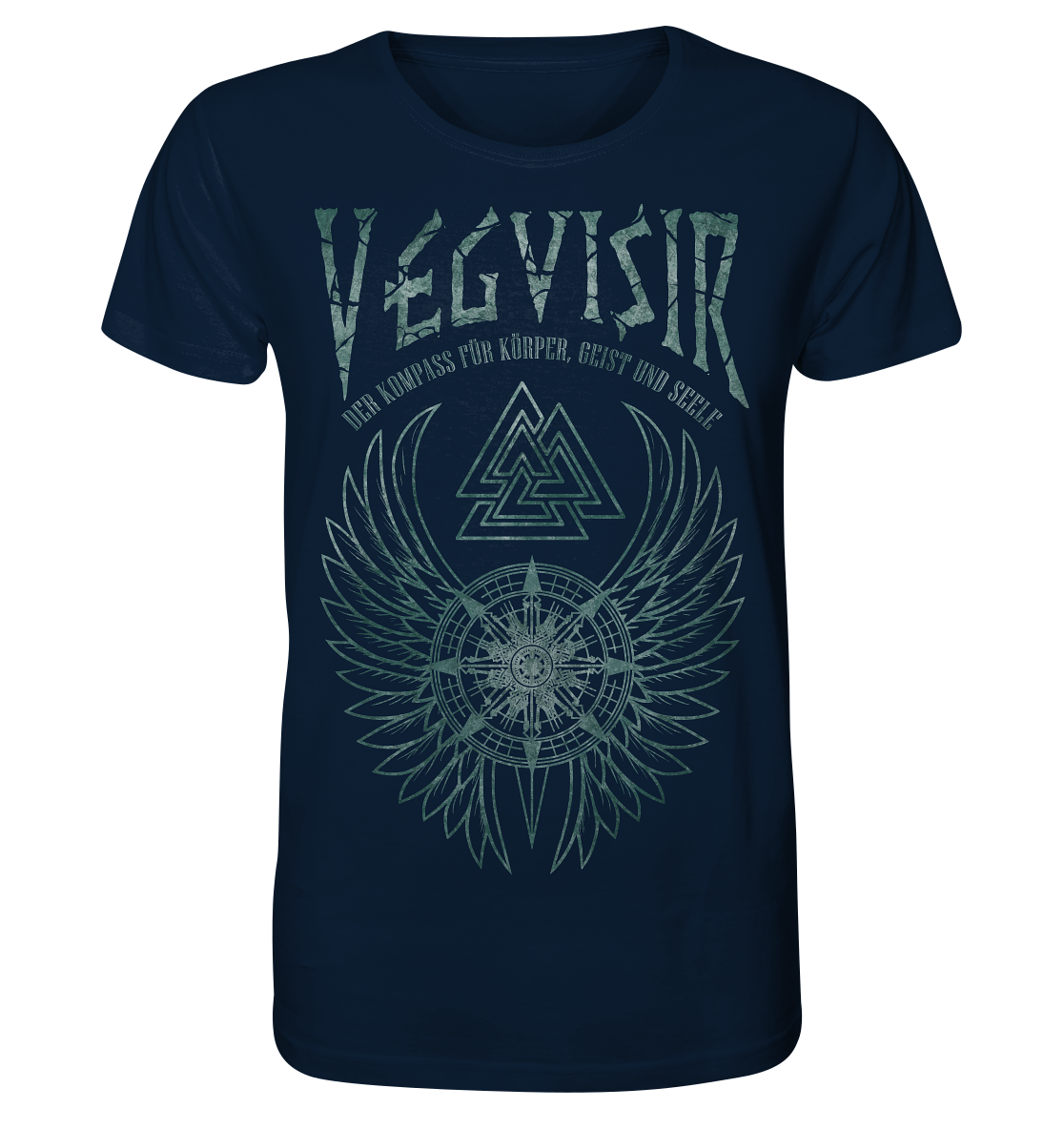 Vegvisir Der Kompass Für Körper, Geist und Seele - Organic Basic Shirt