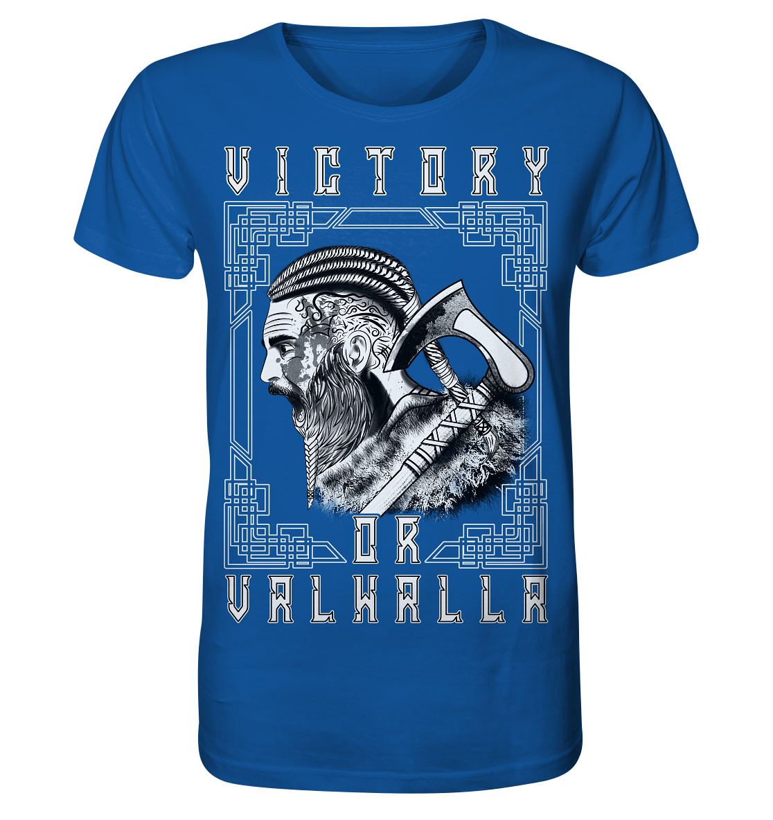 Wikinger Victory or Valhalla - Organic Basic Shirt