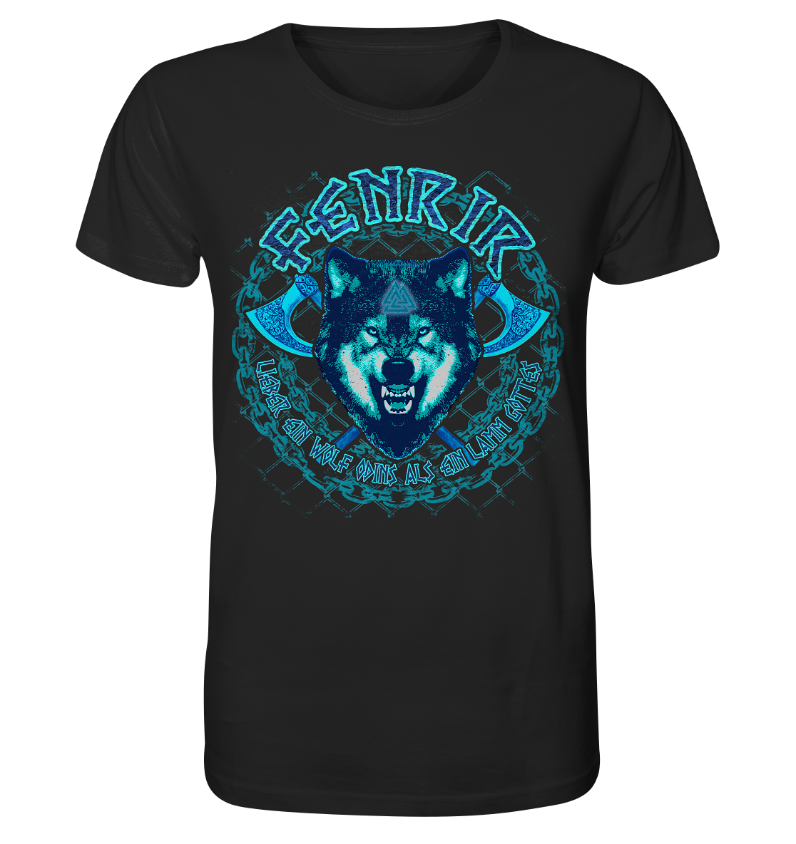 Fenrir Wolf - Organic Basic Shirt