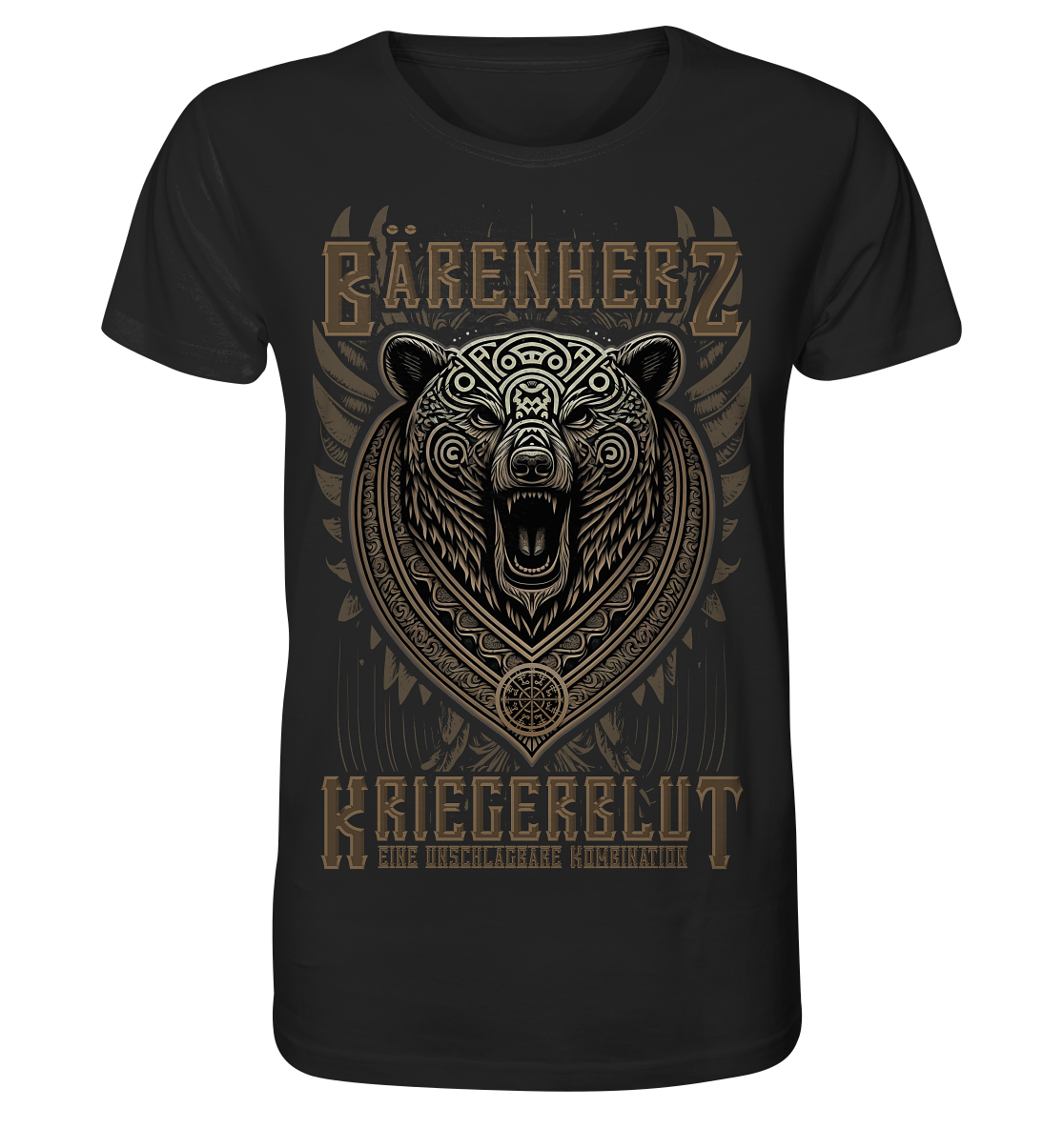 Bärenherz Kriegerblut - Organic Basic Shirt