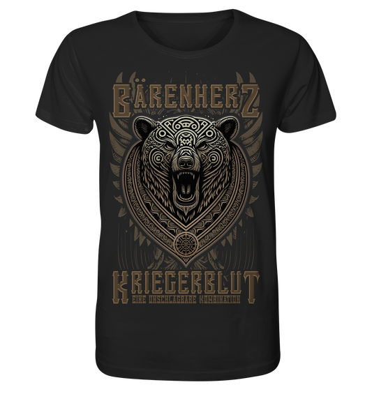 Bärenherz Kriegerblut - Organic Basic Shirt