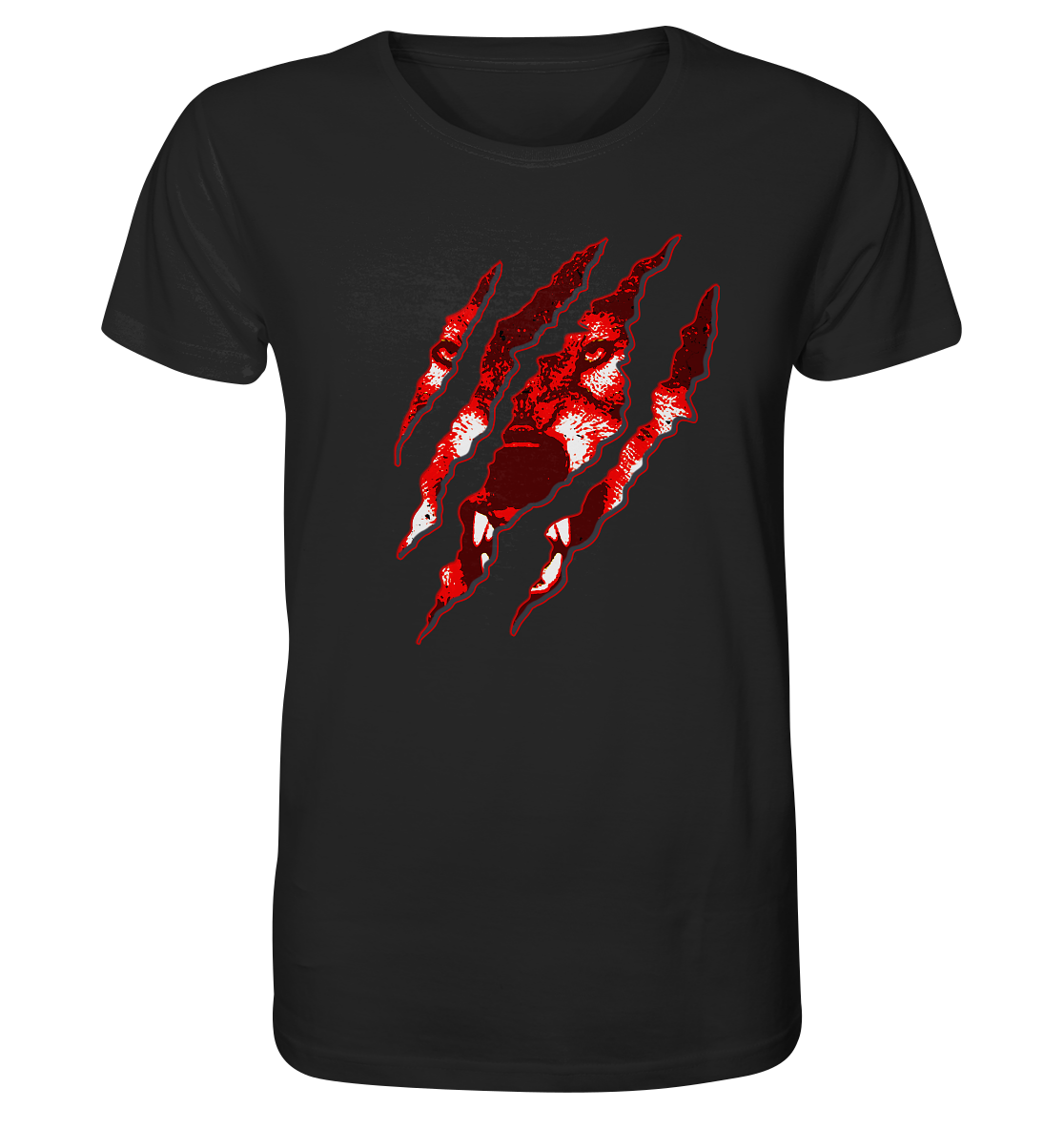 Fenrir Wolf Zerrissen - Organic Basic Shirt