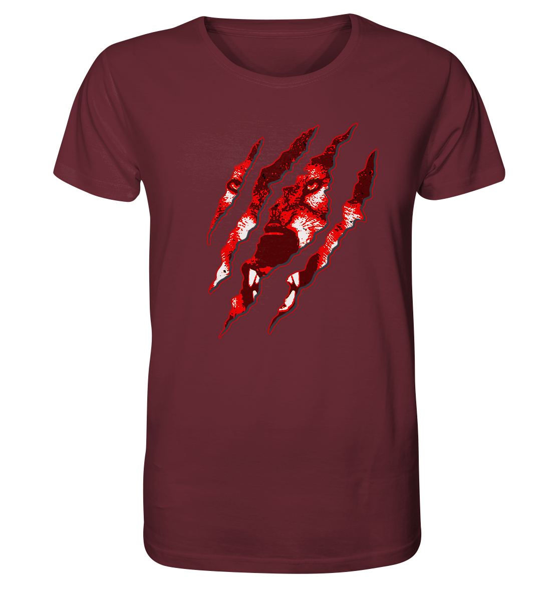 Fenrir Wolf Zerrissen - Organic Basic Shirt