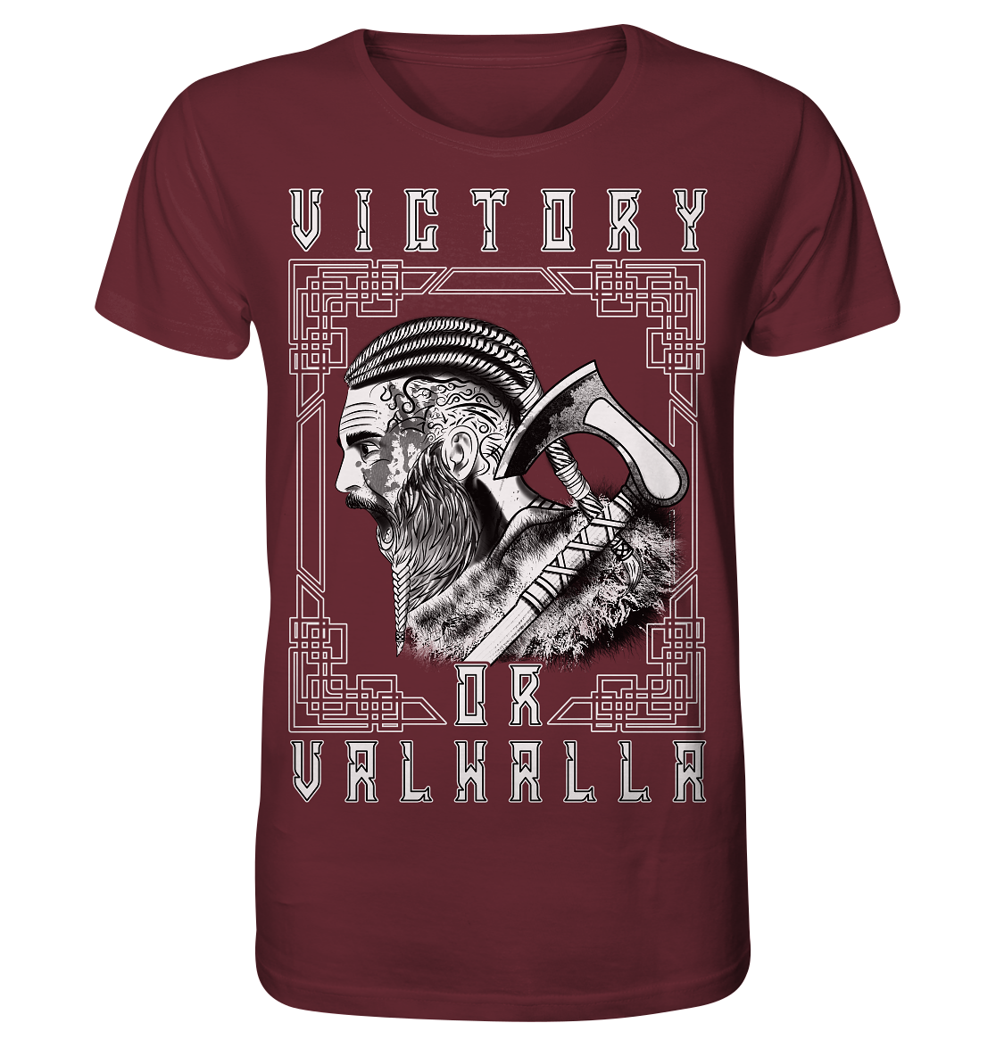 Wikinger Victory or Valhalla - Organic Basic Shirt