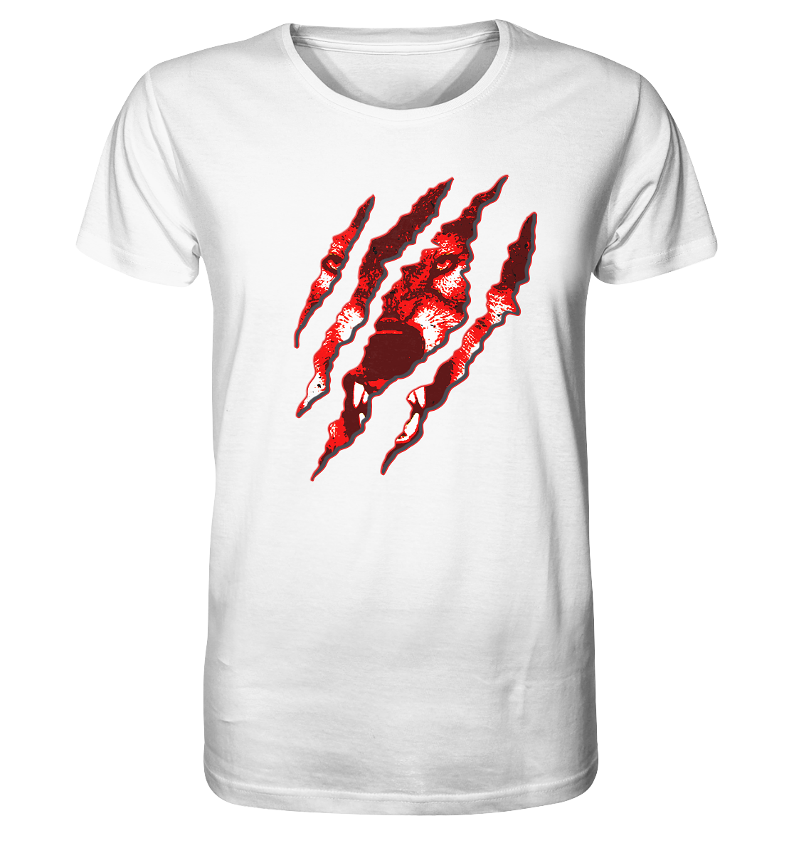 Fenrir Wolf Zerrissen - Organic Basic Shirt