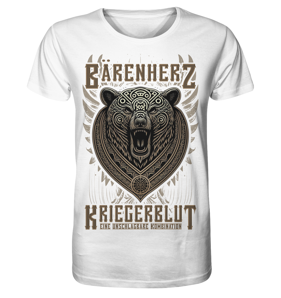 Bärenherz Kriegerblut - Organic Basic Shirt